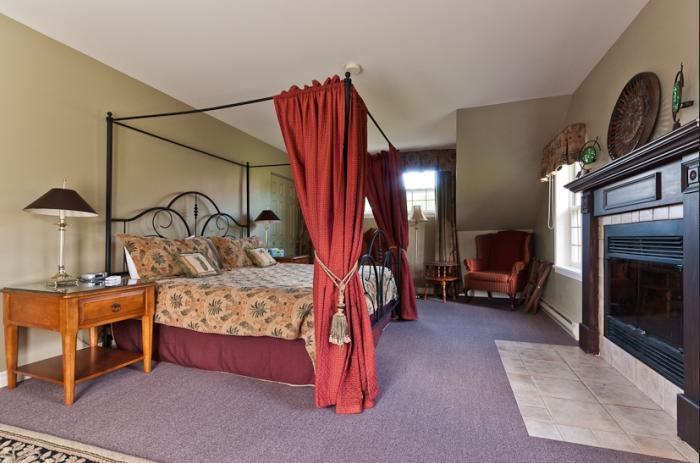 Auberge Le Tricorne North Hatley Zimmer foto